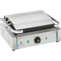 Royal Catering Kontaktgrill - 1 x 2200 W - räfflad