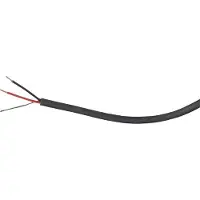 KASH 70I120 Mikrofonkabel 2 x 0.12 mm² Svart 20 m