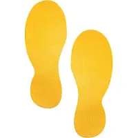 Durable Golvmarker Duraline Strong 90x240x0,07 mm gul - (5 set per förpackning)
