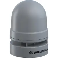 Werma Signaltechnik Signalsiren 160.700.75 Mini Sounder Dauer/Puls 24VAC/DC GY Pulston, Kontinuerlig ton 24 V 95 dB