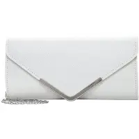 Tamaris Clutchväska 'Amalia' silver / pärlvit