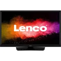 Ginza.se Lenco 24 tums HD LED-TV med DVB-T2 DVB-C DVB-S2 12V Svart