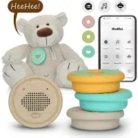 Alecto Baby HeeHee + Teddybjörn - Chattknapp, gör ditt gosedjur till en interaktiv vän