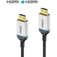PureLink FiberX Series FX-I380 - Ultra High Speed - HDMI-kabel - HDMI hane till HDMI hane - 20 m - hybrid koppar/fiberoptisk - svart - rund, 8K60 Hz (7680 x 4320) stöd