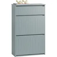 SoBuy Smalt skoskåp 2 fack, hög, 61x101x26 cm