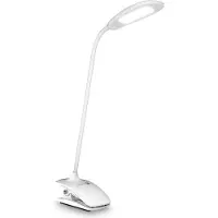 Connect IT CLIP LED skrivbordslampa med clip, vit