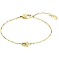 BOSS Gold-tone chain bracelet with Double B monogram