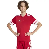 Adidas Funktionstopp 'Squadra 25' knallröd / vit