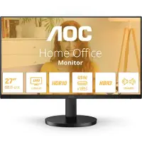 AOC U27B3CF LCD-skärm EEK F (A - G) 68.6 cm (27 tum) 3840 x 2160 pixel 16:9 4 ms HDMI IPS LCD