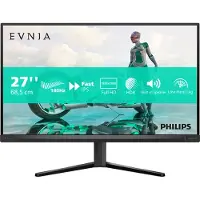 Philips Evnia 3000 27M2N3200S - LED-skärm - spel - 27 - 1920 x 1080 Full HD (1080p) @ 180 Hz - IPS - 300 cd/m² - 1000:1 - HDR10 - 0.5 ms - 2xHDMI, DisplayPort - högtalare - träkol
