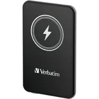Verbatim Charge n Go Magnetic Wireless Powerbank 5000 mAh Fast Charge, Quick Charge 3.0, Power Delivery 3.0, Adaptive Fast Charge LiPo USB-C Svart