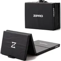 Zipro Gymnastikmatta 4-delad 180 cm x 60 cm x 5 cm svart