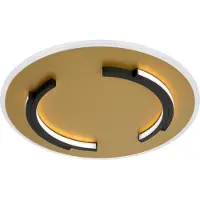 Lucide LED taklampa Andreas, Mässing / guld, Vardagsrum / matsal, Metall, Modern, LED-taklampa