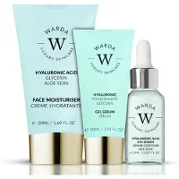 Warda Luxury skincare Skin Hydration Boost Hyaluronic Acid Moisturiser Face Set