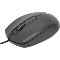 Manhattan Mouse Comfort II Optische USB-Maus schwarz