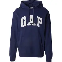 Gap Sweatshirt 'HERITAGE' marinblå / gråmelerad / vit