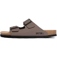 Bayton Pantolette 'Atlas' mocka / svart