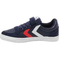 Hummel Sneakers SLIMMER STADIL LEATHER LOW JR flickor - Blå - 32