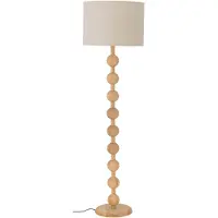 Bloomingville Giacoma golvlampa natur gummiträ