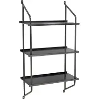Bloomingville Sindre hylla, svart, metall