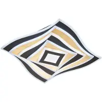 FISCHER&HONSEL GMBH LED taklampa HERO, dimbar, Svart, Vardagsrum / matsal, Metall, Modern, LED-taklampa