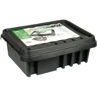 ELWORKS Driboks 330 large, uppsamlingslåda för utomhusbruk, svart, IP55