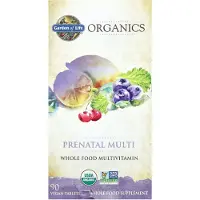 Elämän puutarha,Garden of Life Garden of Life, organic, prenatal multi, vegan tablets, 90 tablets
