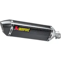 Akrapovic Slip-on Line avgassystem med EG-typgodk. SV650 16- / X 18-