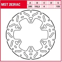 TRW Mst283rac Racing Bromsskiva