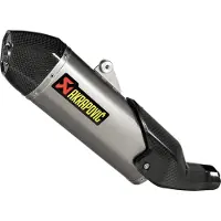 Akrapovic Slip-on Line avgassystem med EG-typgodk. DESERT X 22-TI