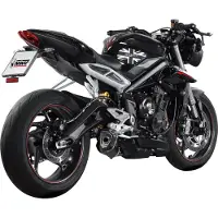 MIVV Delta Race avgassystem med EG-BE STREET TRIPLE 17- BL