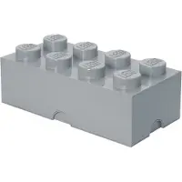 LEGO Förvaringslåda - 8 Knoppar - 50x25x18 - Ljusgrå - - One Size - Låda