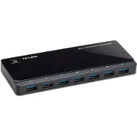 TP-LINK USB-hubb 7+2 Port UH720 med snabb-laddning Svart