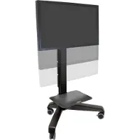 Ergotron 24-191-085 Neo-Flex Mobile MediaCenter VHD TV-golvstativ 94,0 cm (37) - 139,7 cm (55) Tiltbar, Roterbar, Justerbar i höjd Constant Force Technology