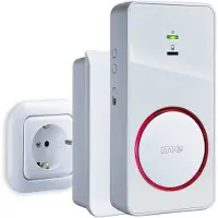 M-E Modern-Electronics 41151 Trådlös gong Mottagare Belyst