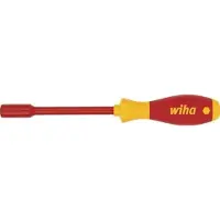 Wiha 6kant-Steckschlüssel VDE SW13,0x125mm Typ322 Hylsskruvmejsel VDE Nyckelvidd (metrisk): 13 mm Klinglängd: 125 mm DIN 3125, DIN EN 60900