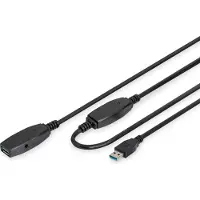Digitus Usb 3.0-förlängare Kabel 15 M