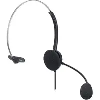 Manhattan Mono USB-Headset On-Ear kabelgebunden USB-A-Stecker Lautstärkeregelung schwarz On-ear headset Sladd Mono Svart Volymkontroll, Mikrofonljudavstängning