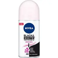 Nivea Black & White Osynlig Deodorant Roll-on 50 ml