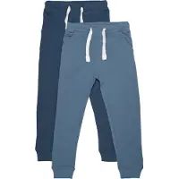 Minymo Sweatpants - 2-pack - Ny Marinblå - - 6 år (116) - Sweatpants