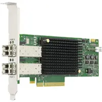 Broadcom LPe32000 Series Emulex G6 Netzwerkkarte Fiber Channel Adapter Dual-Port SFP+ 28 Gbit LP LPE32002-M2 Controller.