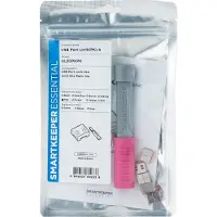 Smartkeeper UL03PKPK, Portblockerare + nyckel, USB Type-A, Rosa, 1 styck, Polypåse, 130 mm