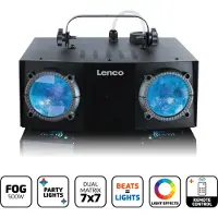 Lenco Dual Matrix party LED-ljus och dimmaskin