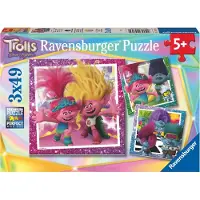 Ravensburger Troll 3 3x49 Piece Jigsaw Puzzle Set fr barn - Skrmfri aktivitet kar koncentrationen och fokus