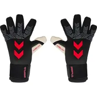 Hummel Målvaktshandske Hyper Grip - Svart/Vit/Röd, storlek 10
