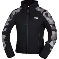IXS Moto Camo Huvtröja med dragkedja för motorcykel