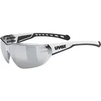 Uvex Equate cykelglasögon, vit matt/spegelsilver