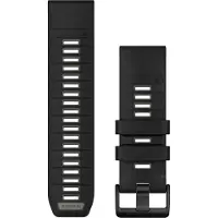Garmin Quickfit Watch Bands Black/pebble Gray Silicone