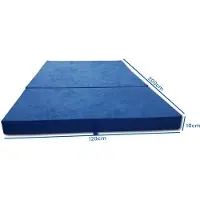 Viking Choice Vikbar madrass - Camping - 120 x 200 cm - Medelkomfort - Färg blå - 1 års garanti blå