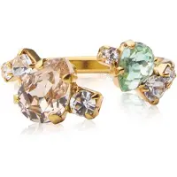 Caroline Svedbom Vivi ring chrysolite light silk
